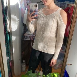 Hollister Cold Shoulder Sweater